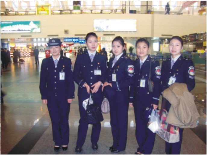 李晓丽、刘梦娟等，就业于厦门高崎国际机场安检